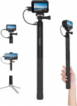 Telesin Selfie Stick Powerbank 5000mah USB-C Monopod 1/4'''' Gopro Camera Camcorder / S1-css-05