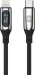 Kabel USB Forever Kabel Lcd Usb-C - Lightning 1.0 M 27W Czarny