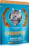 CHAMPER with cod and basil - wet cat food - 85g