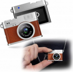 Xrec Mini Digital Camera X4 2mp 1080p Lcd 0.96 Pendant Keychain Pendant / X4 Brown