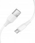Kabel USB Hoco Kabel USB A do USB C 3A 1 m X120 white