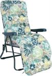 Deck chair BADEN-BADEN light floral pad