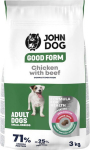 JOHN DOG Good Form Small breeds Chicken with beef - dry dog food - 3kg