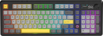 Ajazz Klawiatura gamingowa mechaniczna AK980-V2 Gift switches-Black-Model-With-Screen RGB