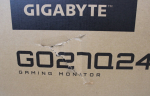 Gigabyte SALE OUT. | GO27Q24 | 27 " | QD-OLED | QHD | 240 Hz | 0.03 ms | 2560 x 1440 pixels | 400 cd/m&sup2; | HDMI ports quantity 2 | Warranty 35 month(s) | DAMAGED PACKAGING