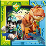 Ravensburger pusle 3x49 tk: K&auml;papatrulli film dinosaurustega