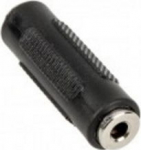 Adapter AV InLine Jack 3.5mm - Jack 3.5mm czarny (99306)
