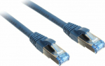 InLine Patch network cable Cat.6A, S/FTP (PiMf), 500MHz, niebieski, 1.5m (76814B)