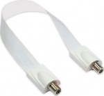 Alcasa Good Connections SAT Window feedthrough white 32cm