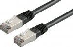 Roline Ftp Patch Cord Cat.5E, Black, 0.5 M