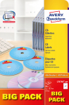 Avery Zweckform Avery CD/DVD Labels - Wei&szlig; - A4 - Papier - Laser/Inkjet - durable - FSC Mix Credit