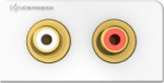 Kindermann Konnect Design Click Audio L/R Half Size - Modular latching plate (Kupplung)