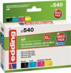 EDDING EDD-540 - Kompatibel - Ink on Pigmentbasis - Schwarz - Cyan - Magenta - Gelb - HP - Multipack - OfficeJet PRO 6230 - 6830 - 6830c