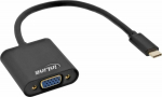 Adapter USB InLine USB-C - VGA Czarny (64104B)