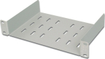 DIGITUS shelf 1HE 254mm (10"), grau