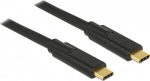DELOCK Kabel USB 2.0 C > C 4.0m 3A schwarz