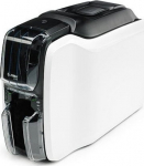 Zebra ZC100 Bundle, single sided, 12 dots/mm (300 dpi), USB, CardStudio - card printer, single sided card printing, thermal transfer (dye sublimation, 4-colour), 12 dots/mm (300 dpi), speed (max.): 700 cards/hour, USB, card feeding (max. 100 cards),  ...