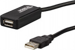 E&P CC 508/10 - 10 m - USB A - USB A - USB 2.0 - Male/Weiblich - Schwarz