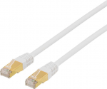 DELTACO Cat7 | Cat 7 | S/FTP | Patch round (standard) | Vit | 2m