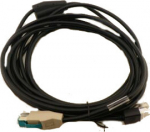 Datalogic connection cable, IBM - Connection cable, IBM, USB (12 V powered USB), POT, 3 PIN, 4.6 m