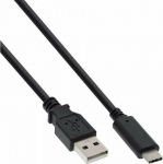 Kabel USB InLine USB-A - USB-C 3 m Czarny (35733)
