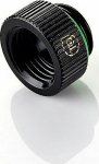 Bitspower Touchaqua Adapter gerade G1/4 Zoll AG auf G1/4 Zoll IG - 2er Pack, schwarz