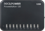 Realtron RealPower Ladestation Power Station 120 120W 10xUSB-A
