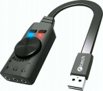 C-Tech C-TECH Zvukov&aacute; card SC-7Q, 7.1 surround sound, audio switch