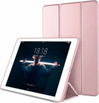 Kaitsekaaned SmartCase, Apple iPad 9.7" 2017/2018 / iPad Air / Air 2, roosakuldne, Tech-Protect