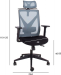 Task chair MIKE grey