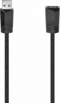 Cable USB Hama USB-A - USB-A 0.75 m Czarny (002006180000)
