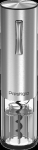 PRESTIGIO Nemi, Electric wine opener, aerator, vacuum preserver, Silver color