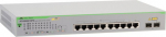 Allied Telesis GIGABIT WEBSMART SWITCH 8XTPOE+, 2X SFP PORT EU POWER CORD