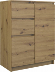 Topeshop CABINET CABINET 2D2S 70CM DĄB ARTISAN DRAWER DOORS (2D2S ARTISAN)