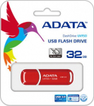 Adata Pendrive DashDrive Value UV150 32GB USB 3.2 Gen1 czerwony