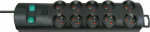 Brennenstuhl Primera-Line power strip 10 sockets 2 m czarna (1441020000)