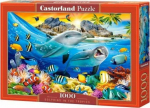 1565 Castorland Puzzle 1000 Dolphins in the Tropics CASTOR