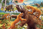 Ravensburger pusle 2x24 tk Dinosaurused ja eelajaloo imetajad