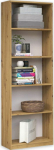 Topeshop BOOKSHELF 40CM SHELF CABINET BOOKS BINDERS DĄB ARTISAN
