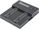 StarTech.com Detached M.2 SATA och M.2 NVMe duplication- och erasing unit - HDD/SSD cloning-/cleaning unit for M.2 PCIe AHCI/NVMe, M.2 SATA, 2.5/3.5" SATA drives - External eraser/duplicator, TAA - Semiconductors-/hard drive duplicator/-eraser - 4 co ...