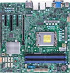 Supermicro X13SAQ - Motherboard - micro ATX - LGA1700 Sockel - Q670E Chipset - USB-C 3.2 Gen 2x2, USB 3.1 Gen 1, USB 3.1 Gen 2 - 2 x 2.5 Gigabit LAN - Onboard graphics (CPU is required)