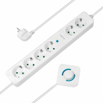 Logilink power strip 6-fach,6xCEE 7/3, m.Footswitch,1.5