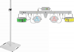 Eurolite Set LED KLS Laser Bar FX-Light set white+ BPS-3 Speaker stand