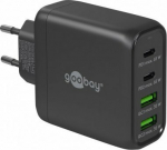 Wentronic Goobay Charger Multiport Fast Charger USB-C PD (68 W), czarny