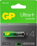 GP Batteries Alkaline batteries LR6/AA GP ULTRA+ 4szt. G-TECH