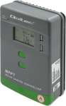 Qoltec MPPT Solar Charge Controller with Temperature Sensor 20A |12V / 24V | LCD | 2 x USB