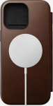Nomad Modern Leather Folio iPhone 16 Pro Brown