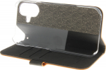 Insmat Premium Flip Case - wallet case, Apple iPhone 16, brown
