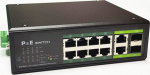 Extra Digital PoE switch 8ch 100Mbps +2G uplink 2 SFP