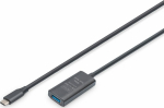 Digitus | Active USB 3.2 Gen1 5G extension cable | DA-73110 | USB-C to USB-A